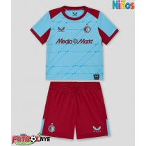 Camiseta Feyenoord Tercera Equipación para niños 2025-26 manga corta (+ pantalones cortos)